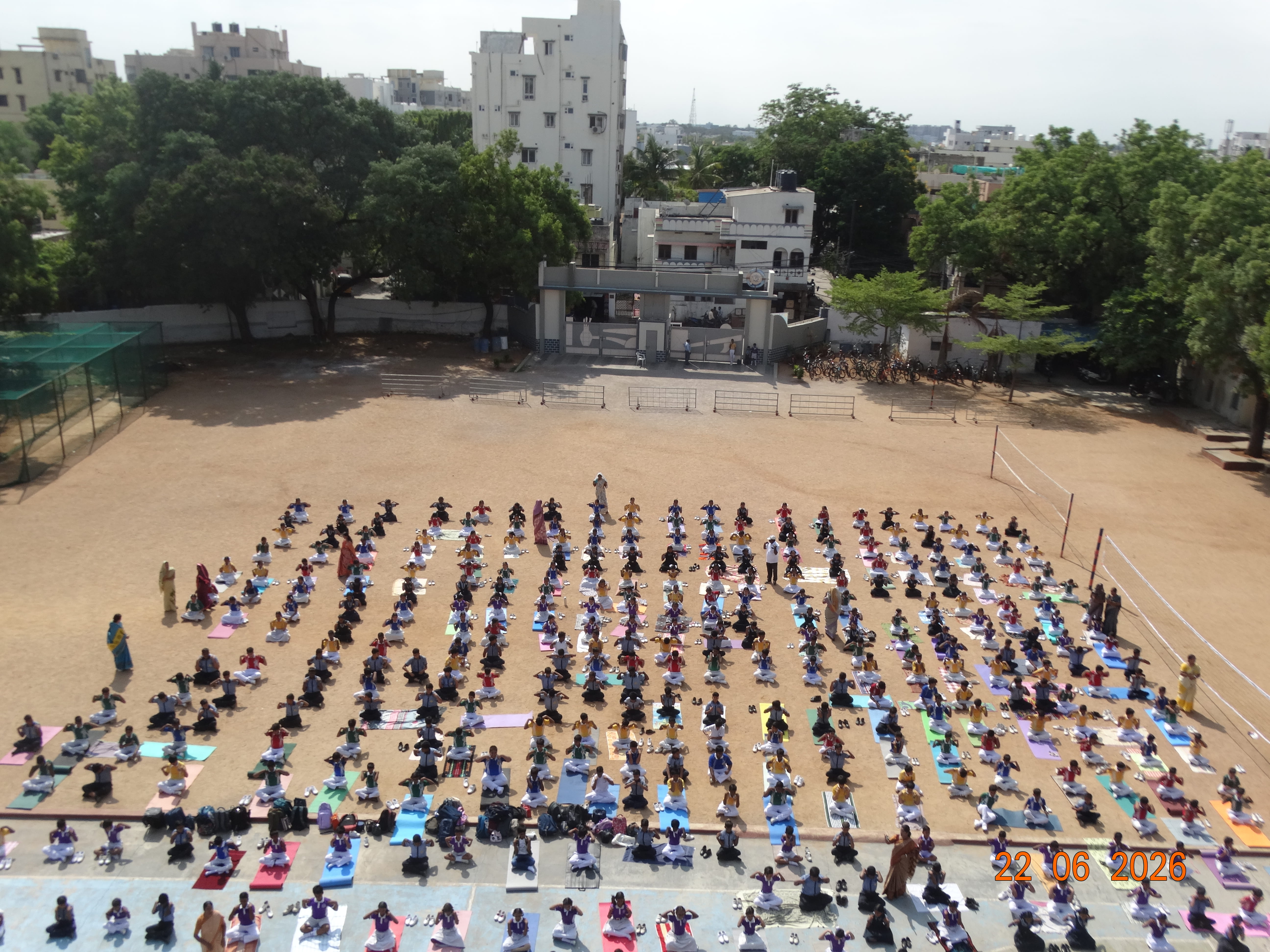 YOGA  DAY IN CAMPUS
